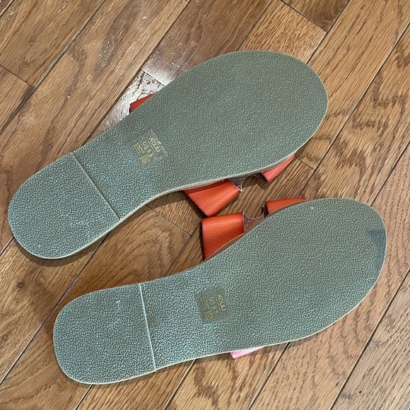 KOLILI Beach Women’s Flat Slide Sandals - brown size 9.5 - Picture 4 of 5